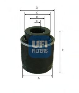 Купить запчасть UFI - 2349400 