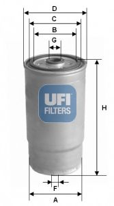 Купить запчасть UFI - 2437900 