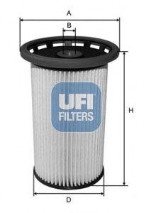 Купить запчасть UFI - 2603800 
