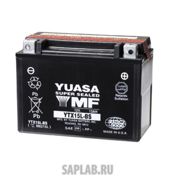 Купить запчасть YUASA - YTX15LBS 