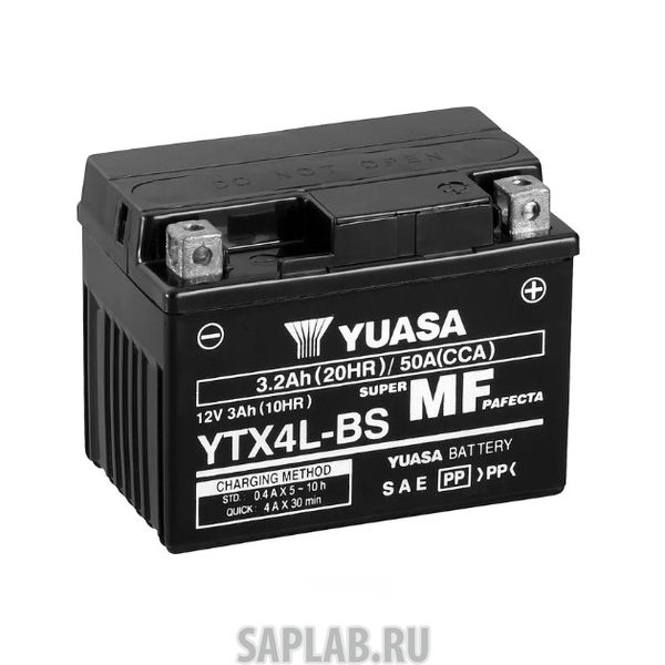 Купить запчасть YUASA - YTX4LBS 