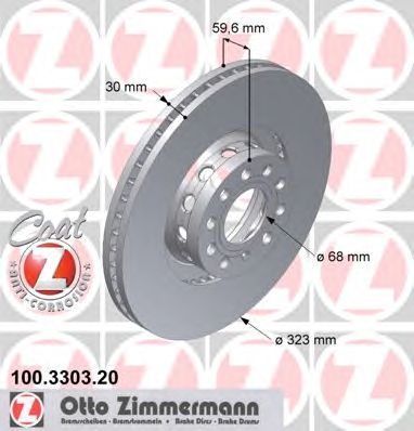 Купить запчасть ZIMMERMANN - 100330320 