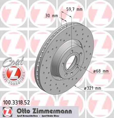 Купить запчасть ZIMMERMANN - 100331852 