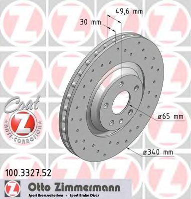 Купить запчасть ZIMMERMANN - 100332752 