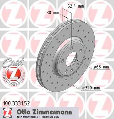 Купить запчасть ZIMMERMANN - 100333152 