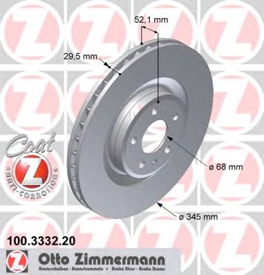 Купить запчасть ZIMMERMANN - 100333220 