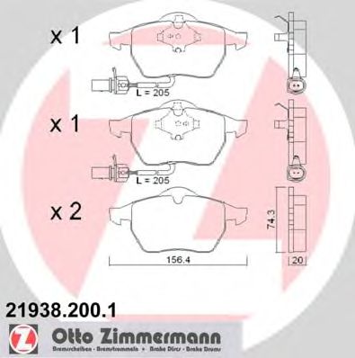 Купить запчасть ZIMMERMANN - 219382001 