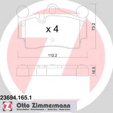Купить запчасть ZIMMERMANN - 236941651 