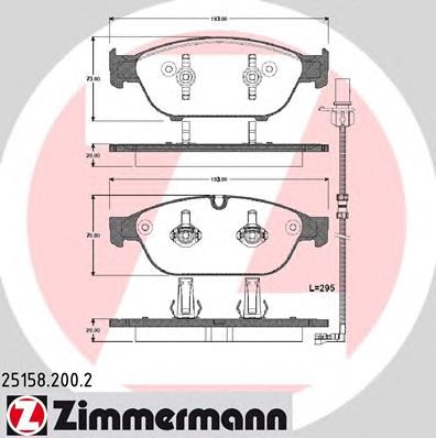 Купить запчасть ZIMMERMANN - 251582002 