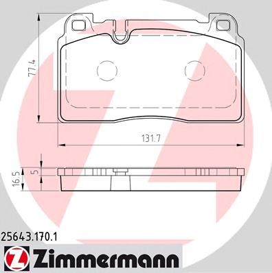 Купить запчасть ZIMMERMANN - 256431701 