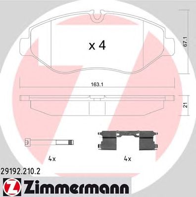 Купить запчасть ZIMMERMANN - 291922102 
