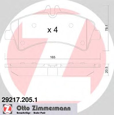 Купить запчасть ZIMMERMANN - 292172051 