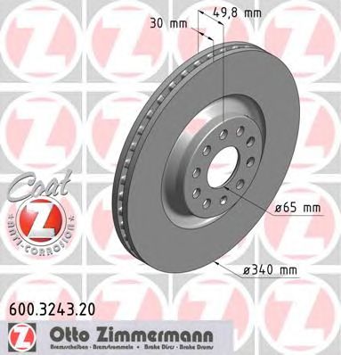 Купить запчасть ZIMMERMANN - 600324320 
