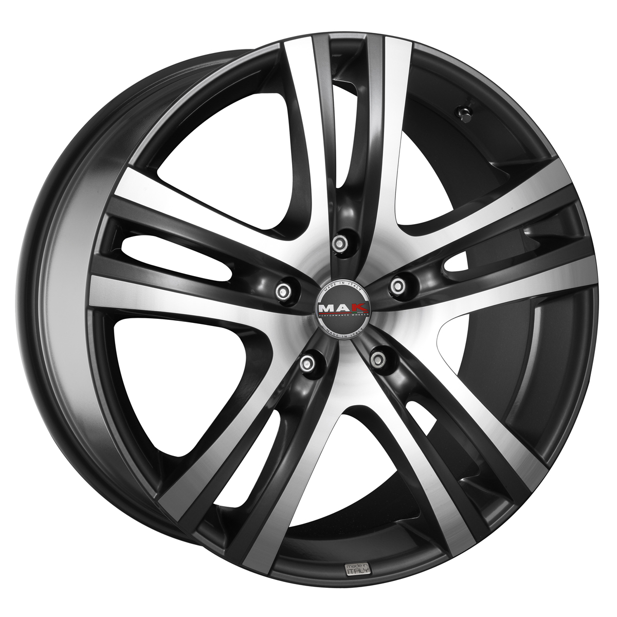 Купить Mak WHS069107 Aria 18/8 ET35 Gun metallic - mirror face