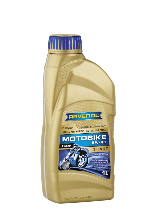 Купить Ravenol 4014835730717 Motobike 4-T Ester 5W-40 (1л) new