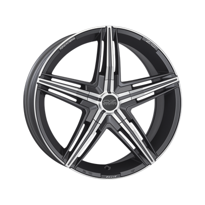 Купить Oz WHS050868 David 17/7,5 ET38 Matt graphite diamond cut