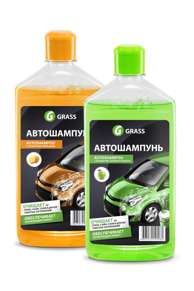 Купить Grass 1111002 Автошампунь Universal (яблоко)