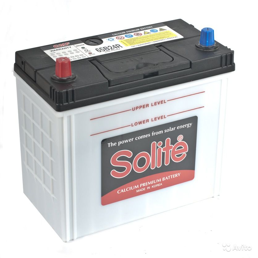 Купить SOLITE 65B24R Аккумулятор SOLITE 65B24R (50L 470A 236x128x220)